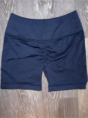 Women’s Navy Blue Spandex Shorts